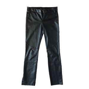 Revolve David Lerner Pant Black Faux Leather Moto Skinny Pant